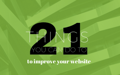 21 Ways to Improve Your Website Tremendously