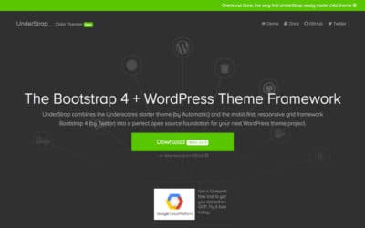 Understrap: Bootstrap 4 Meets Underscores WordPress Theme